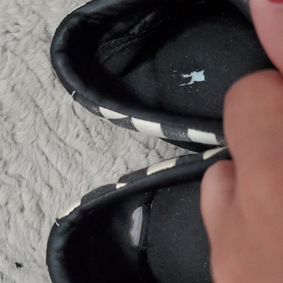 Vans off the wall suede canvas checkerboard sneakers - Picture 8 of 13